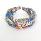 Twisted or Knot Alice band in Going For Gold Liberty of London Tana Lawn cotton - Silk & Lawn
