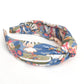 Twisted or Knot Alice band in Going For Gold Liberty of London Tana Lawn cotton - Silk & Lawn
