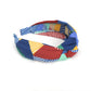 Twisted or Knot Alice band in Ballet Lines Liberty of London Tana Lawn cotton - Silk & Lawn