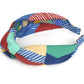 Twisted or Knot Alice band in Ballet Lines Liberty of London Tana Lawn cotton - Silk & Lawn