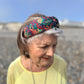 Twisted Alice Headband - Bright Liberty of London Pineapple Paisley print - Silk & Lawn