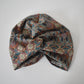 Little Susan Turban Hat in Ilanthe William Morris Liberty print in Lantana (cotton & wool blend) - Silk & Lawn