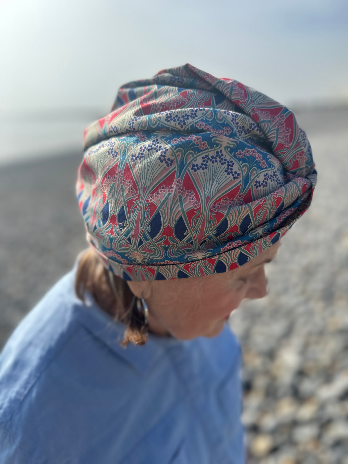 Little Susan Turban Hat - Liberty of London Ianthe print