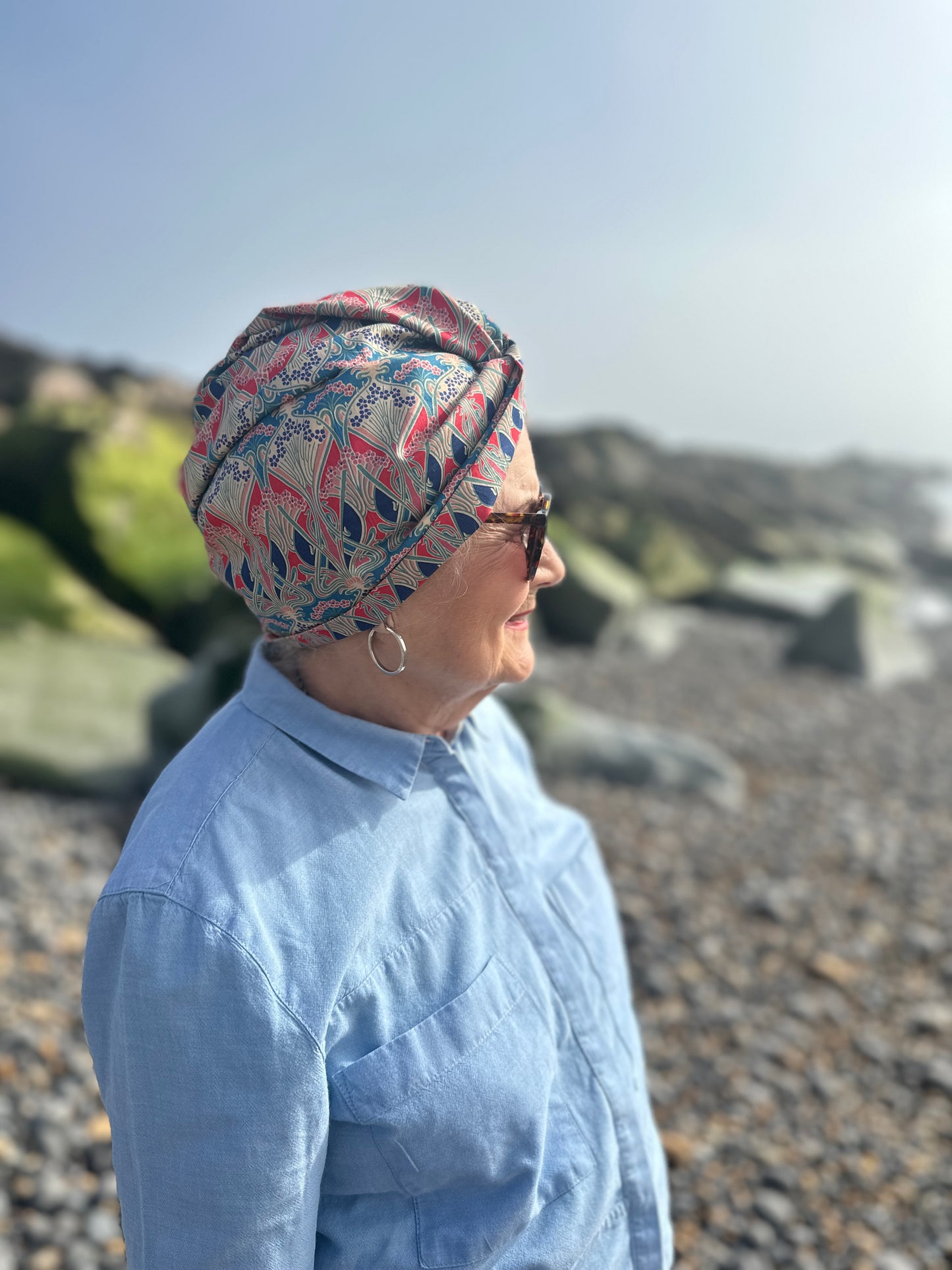 Little Susan Turban Hat - Liberty of London Ianthe print