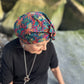 Ladies Turban Hat - Liberty of London Pineapple Paisley bright (SMALL) - Silk & Lawn