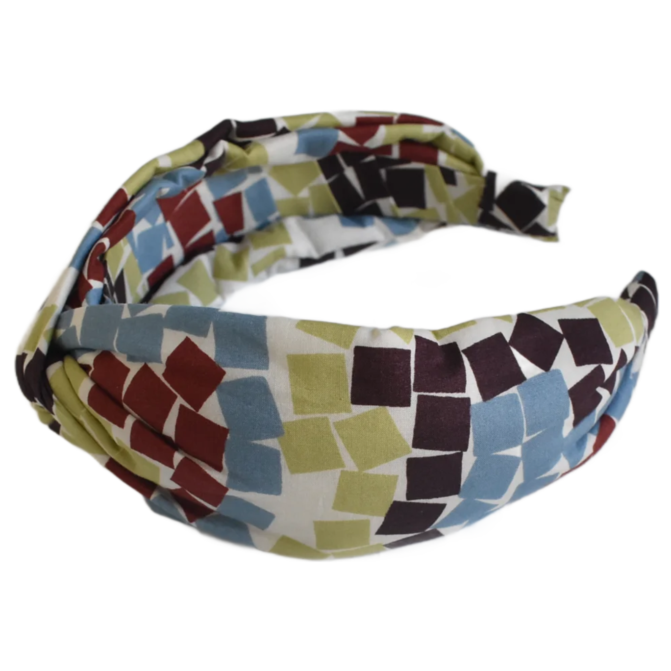 Twisted or Knot Alice band in Winter graphic Liberty of London Tana Lawn cotton - Silk & Lawn
