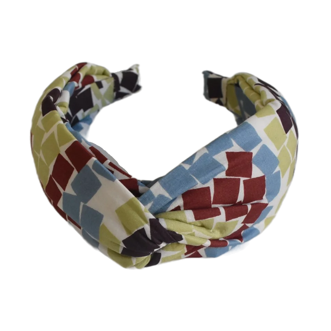 Twisted or Knot Alice band in Winter graphic Liberty of London Tana Lawn cotton - Silk & Lawn