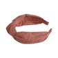 Twisted or Knot Alice band in Red Marco Ditsy Liberty of London Tana Lawn cotton - Silk & Lawn
