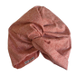 Little Susan Turban Hat -Liberty Red Marco ditsy print - Silk & Lawn