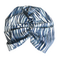 Little Susan Turban Hat -Blue Martin graphic print - Silk & Lawn