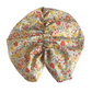 Little Susan Turban Hat -Yellow Liberty D'anjo floral print - Silk & Lawn