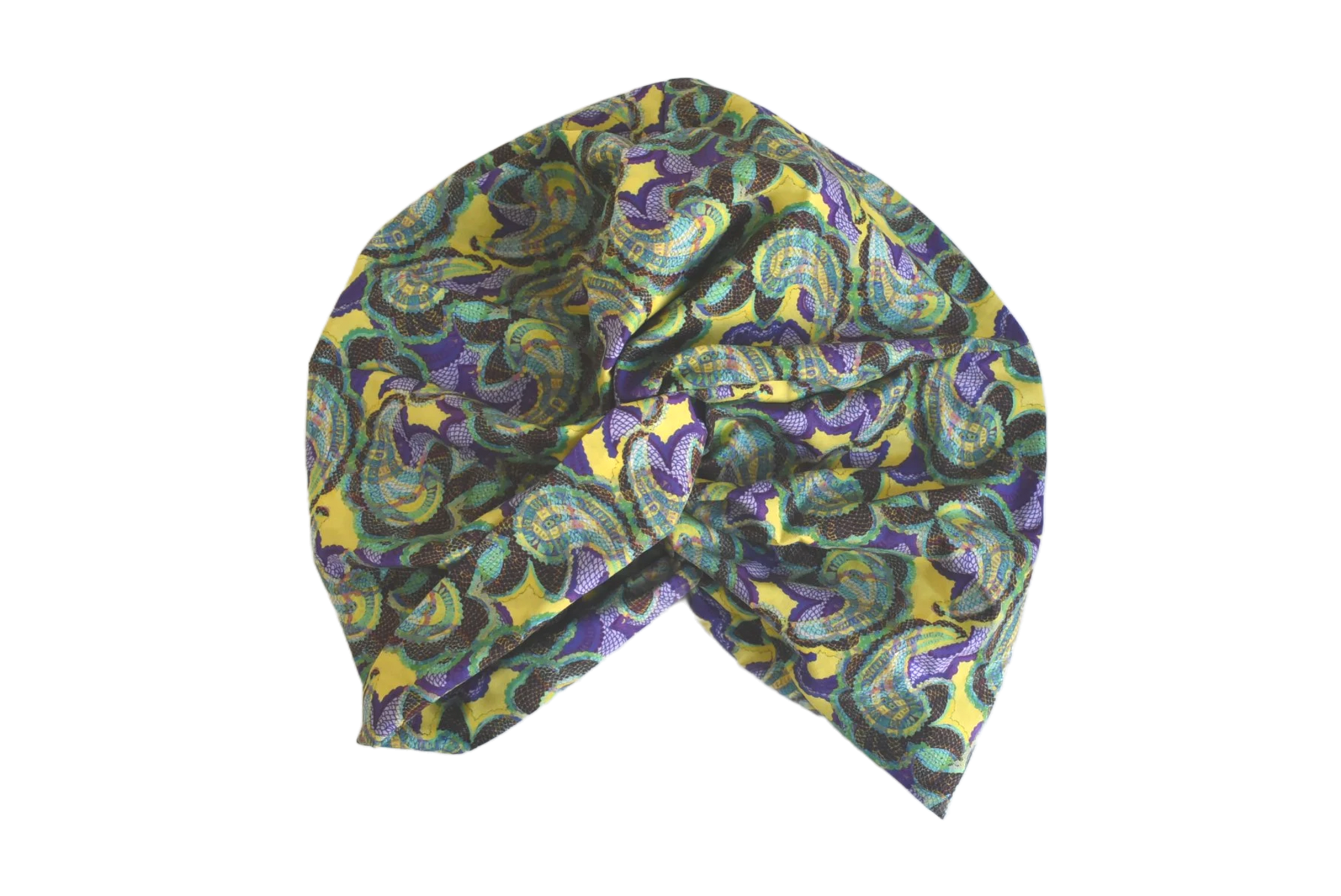 Little Susan Turban Hat - Liberty Babylon print - Silk & Lawn