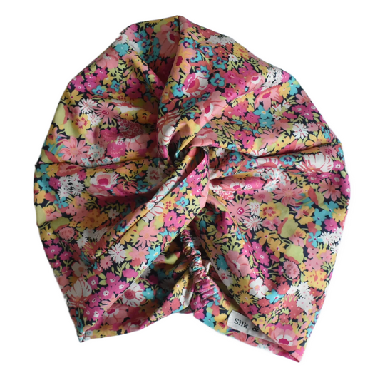 Little Susan Turban Hat - Liberty Thorpe - Classic Liberty Floral print - Silk & Lawn