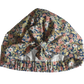 Ladies Turban Hat - Liberty of London Primrose Path in Pink & Blue - a classic Liberty floral - Silk & Lawn