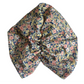 Little Susan Turban Hat - Primrose Path in pink & blue - classic floral print - Silk & Lawn