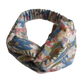 Ladies Twisted Turban Headband - Going For Gold - Liberty Figurative print - Silk & Lawn