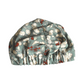 Ladies Turban Hat - Vintage Liberty Winter Berries in Aqua Blue   - Varuna Wool - Silk & Lawn