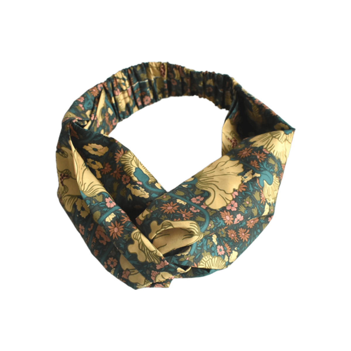 Ladies Twisted Turban Headband - Liberty Clementina Daisy in Tana Lawn™ cotton
