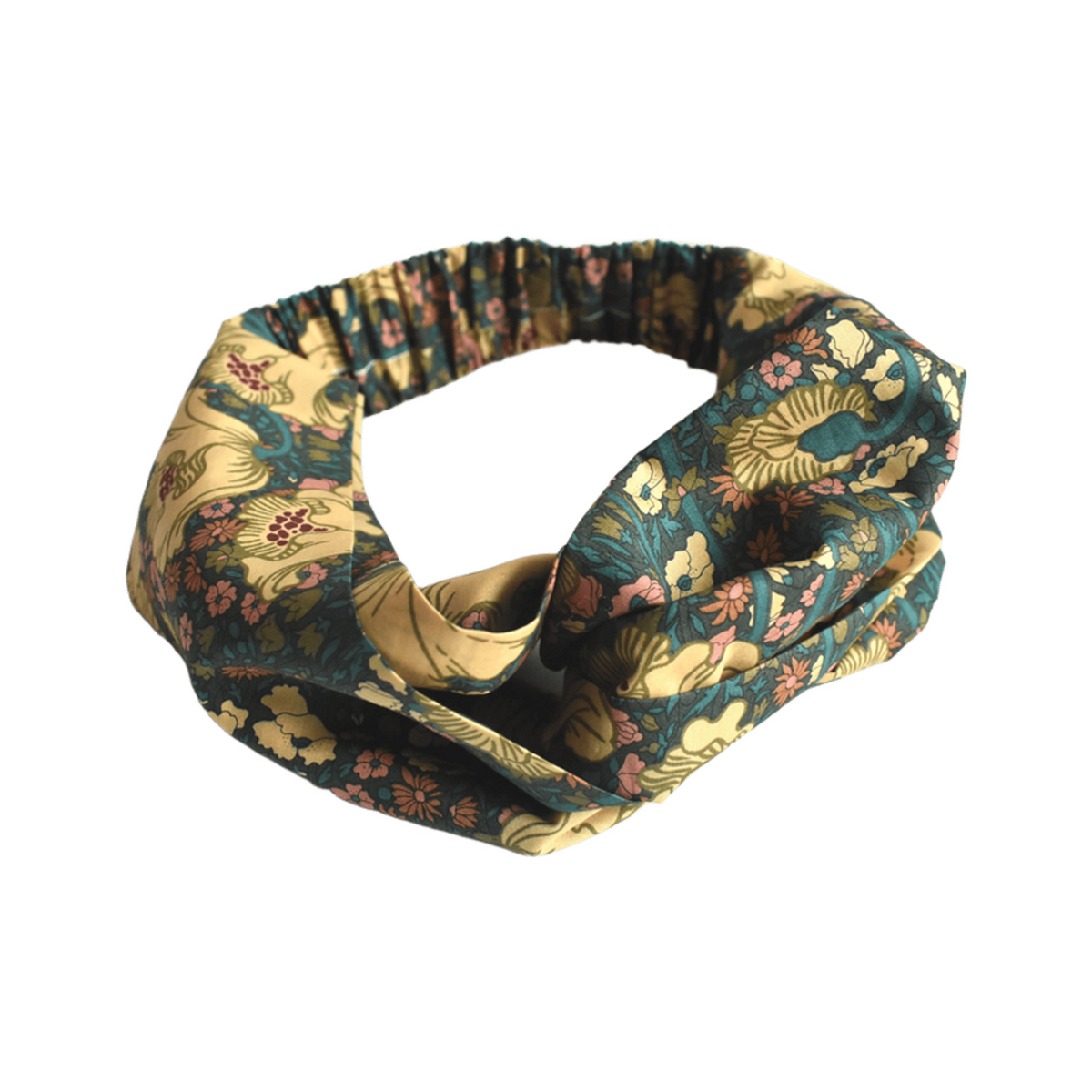 Ladies Twisted Turban Headband - Liberty Clementina Daisy in Tana Lawn™ cotton