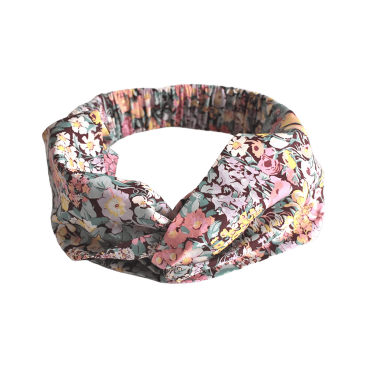 Ladies Twisted Turban Headband - Liberty Cottage Garden Tana Lawn™ cotton