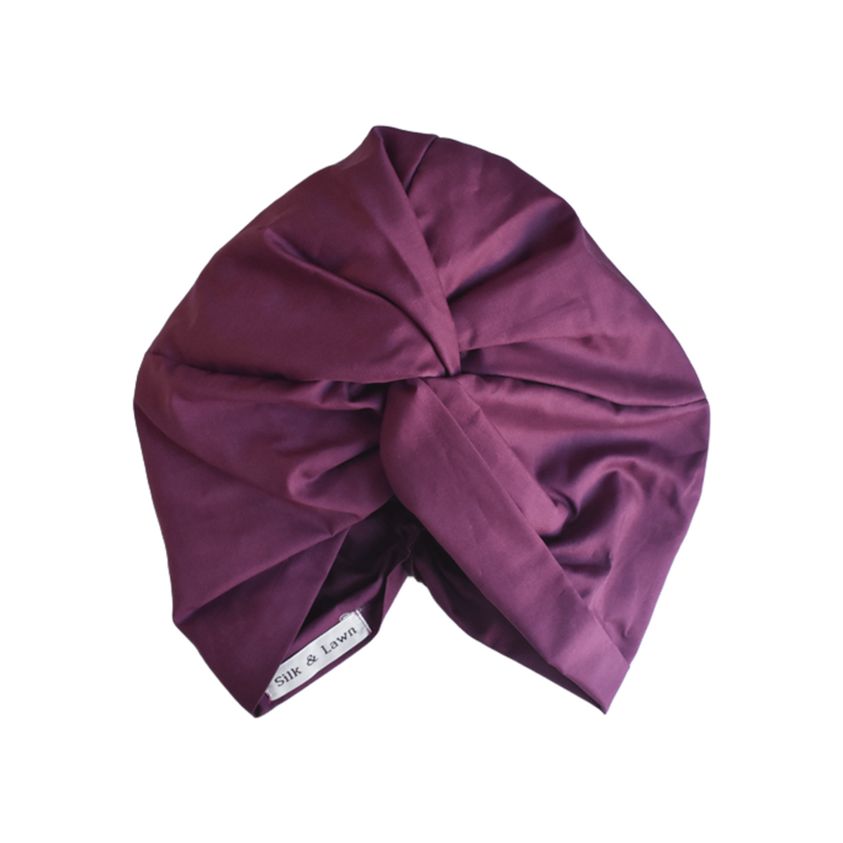 Little Susan Twisted Turban In Pure Block Colour - Variety of Plain Liberty Tana Lawn Cotton