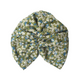 Little Susan Turban Hat - Liberty of London Green Mitsi (MEDIUM) - Silk & Lawn