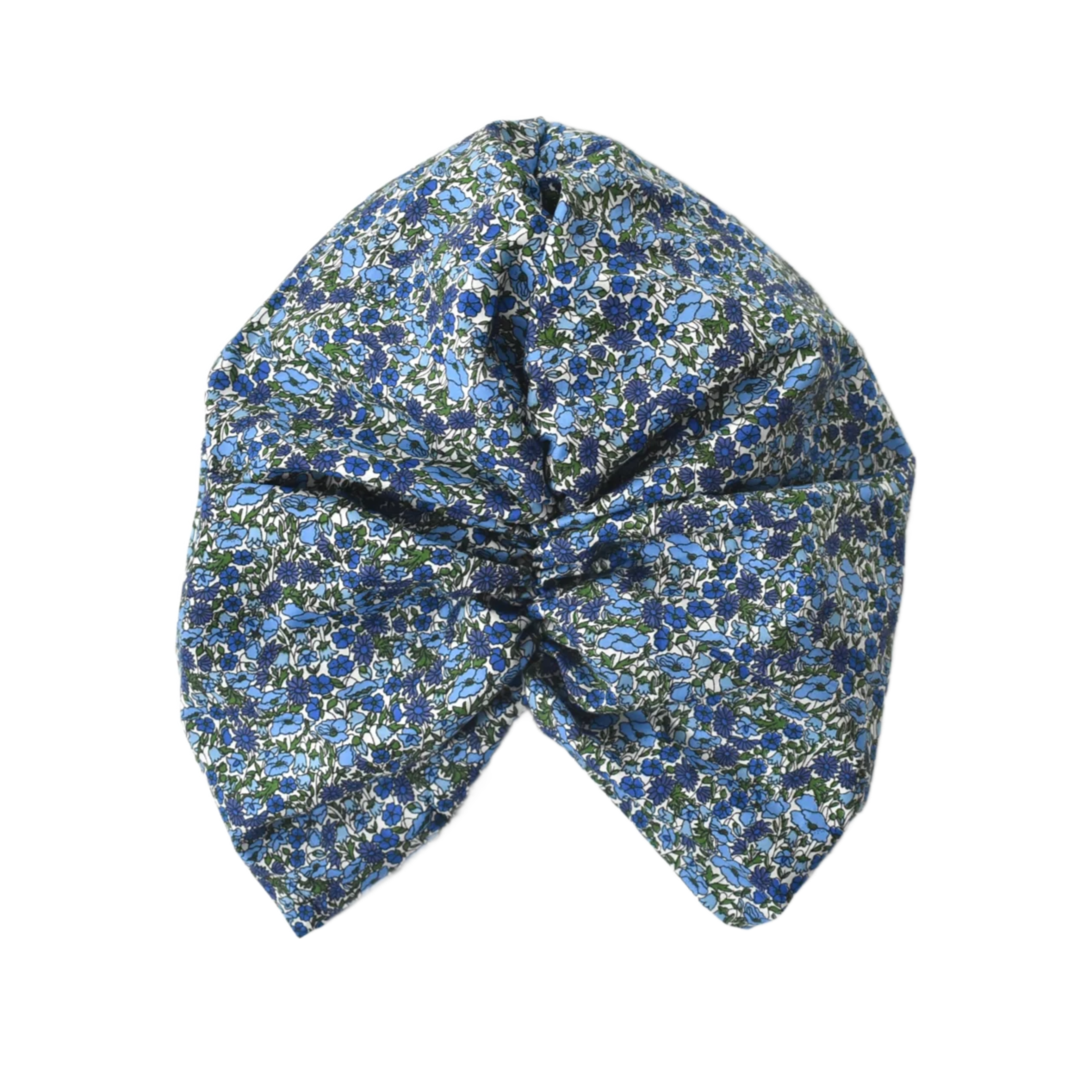 Little Susan Turban Hat - Liberty of London Blue Poppy Print
