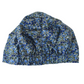 Ladies Turban Hat - Liberty of London Classic Blue Poppy floral print (LARGE) - Silk & Lawn