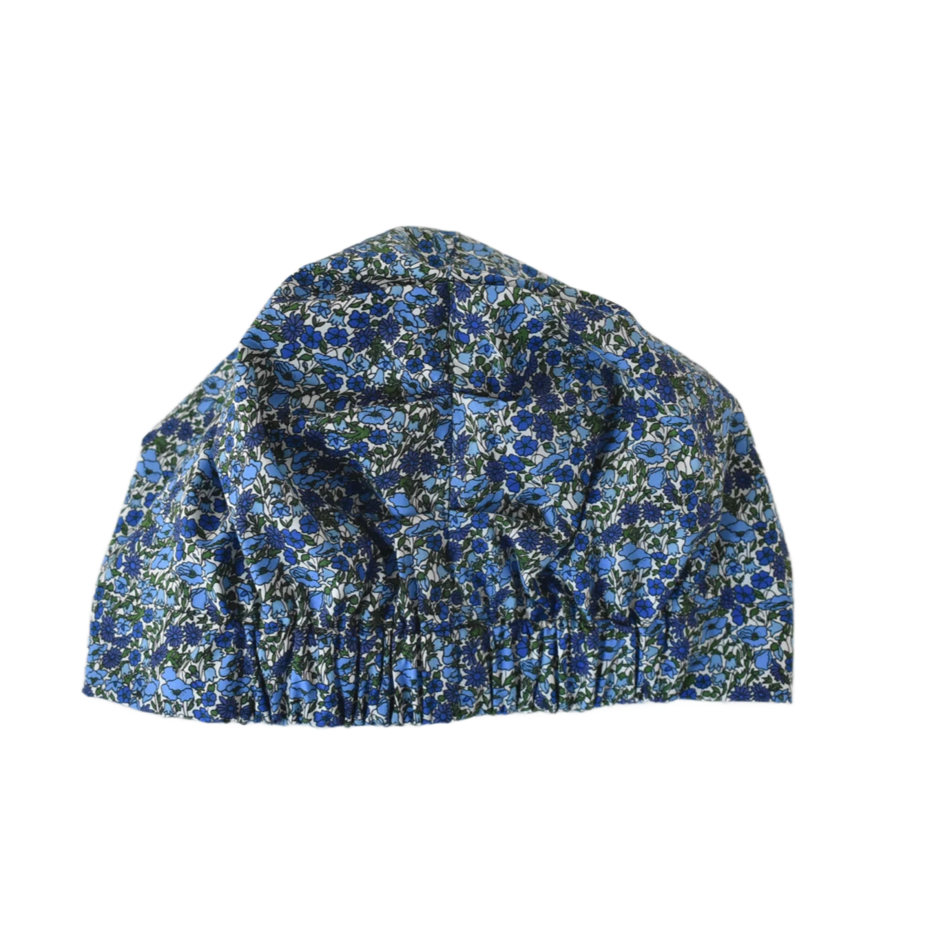 Ladies Turban Hat - Liberty of London Classic Blue Poppy floral print