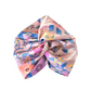 Little Susan Twisted Silk Turban & Head wrap - Liberty of London Pink Pavilion print in Belgravia Silk Satin - Silk & Lawn