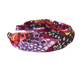 Luxury Silk & Wool Blend Twisted or Knot Alice band in Liberty of London Satsuki in Red - Silk & Lawn