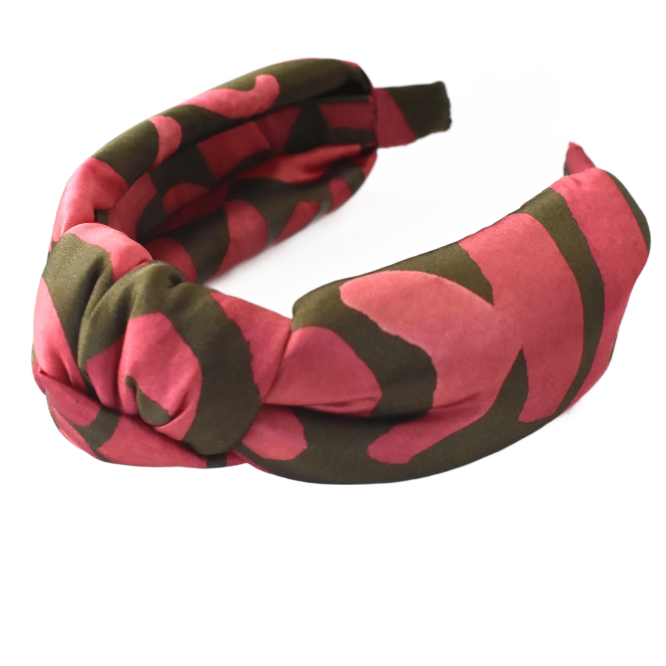 Luxury Silk Twisted or Knot Alice band in Cupid's Bow Liberty of London Silk Satin - Silk & Lawn