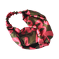 Silk Twisted Turban hairband and neck scarf in Hot Pink Cupid's Bow Liberty print- 100% Belgravia Silk Satin - Silk & Lawn