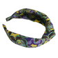 Twisted or Knot Alice band in Babylon Liberty of London Tana Lawn cotton - Silk & Lawn