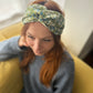 Twisted Turban Headband - Liberty of London Green Mitsi print (MEDIUM) - Silk & Lawn