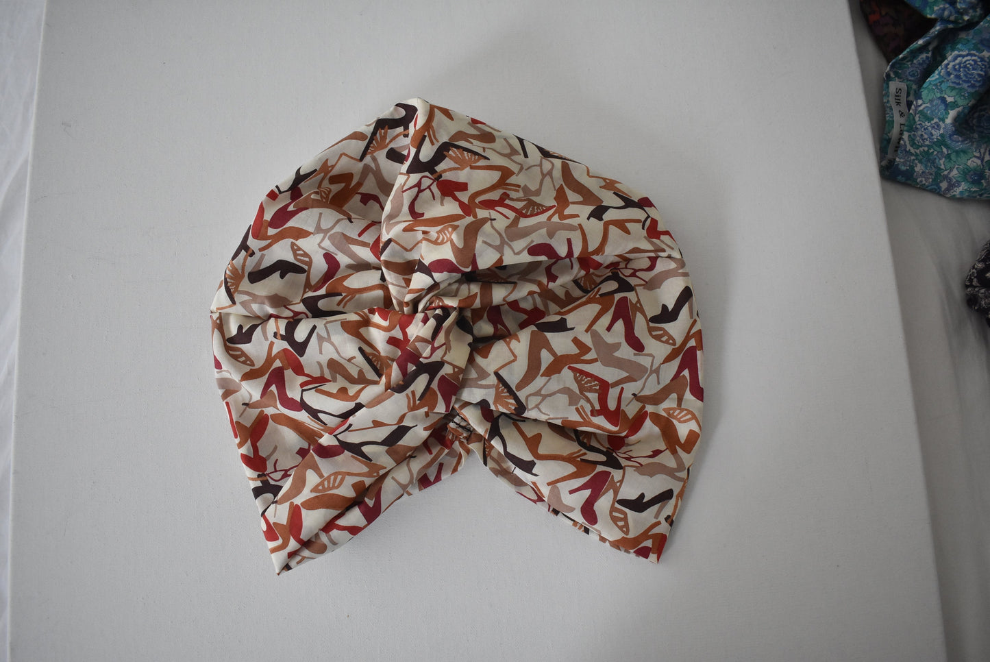 Little Susan Turban Hat - Liberty of London Clara Heels in Brown