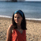 Ladies Twisted Turban Headband - Liberty of London Mayhaze blue - Tot Knots of Brighton
