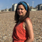Ladies Twisted Turban Headband - Liberty of London Mayhaze blue - Tot Knots of Brighton