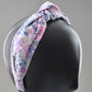 Twisted or Knot Alice band - Liberty of London Winter Rose print (TWISTED) - Silk & Lawn