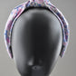 Twisted or Knot Alice band - Liberty of London Winter Rose print (TWISTED) - Silk & Lawn