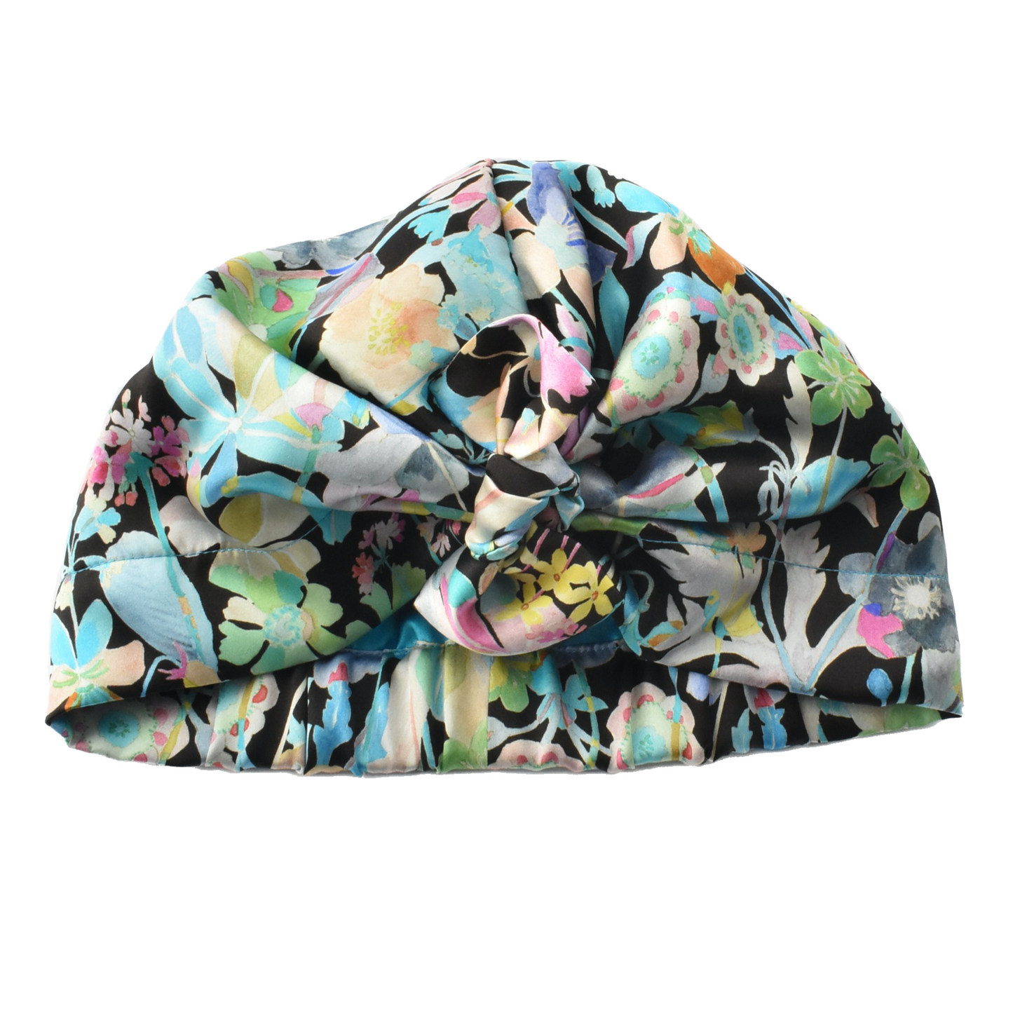 Luxury Silk Turban & Head wrap - Liberty of London Artist Spring Proposal printed silk satin
