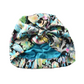 Luxury Silk Turban & Head wrap - Liberty of London Artist Spring Proposal printed silk satin - Silk & Lawn