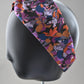 Twisted Turban Headband - Liberty of London Camo Flowers - Silk & Lawn