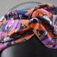 Twisted Turban Headband - Liberty of London Camo Flowers - Silk & Lawn