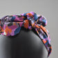 Ladies Knot hairband - Liberty of London Camo Flowers - Silk & Lawn