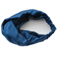 Silk Twisted Turban hairband and neck scarf in Peacock Blue Mulberry Silk - 100% pure silk satin - Silk & Lawn
