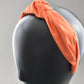 Ladies Knot Alice band - Liberty of London Tangerine Orange - Silk & Lawn