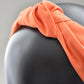 Ladies Knot Alice band - Liberty of London Tangerine Orange - Silk & Lawn