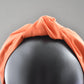 Ladies Knot Alice band - Liberty of London Tangerine Orange - Silk & Lawn