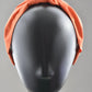 Ladies Knot Alice band - Liberty of London Tangerine Orange - Silk & Lawn